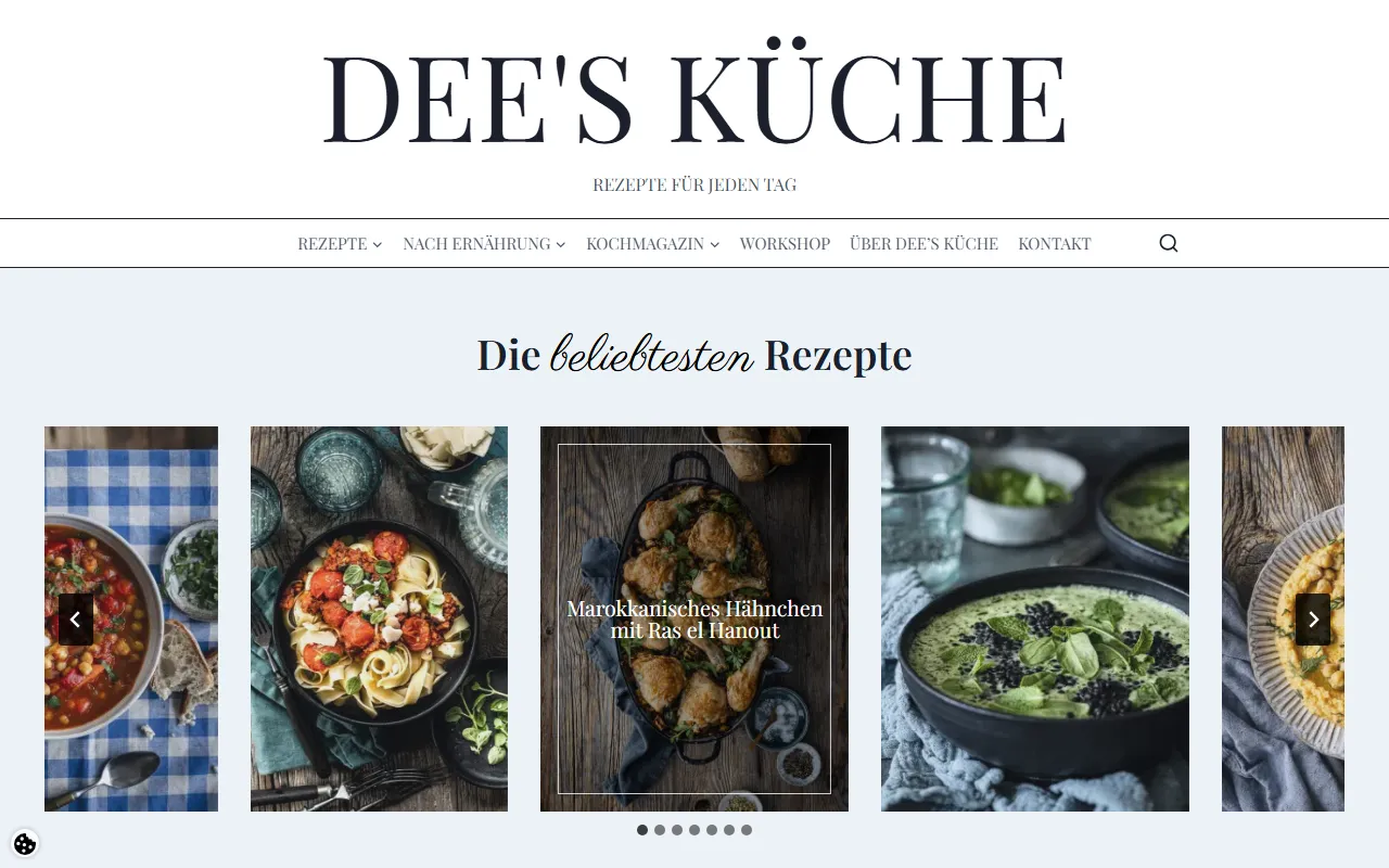 Screenshot: Dee’s Küche